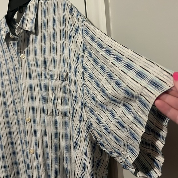 100% Silk Tommy Bahama size XXL Coastal Button Down Shirt perfect for vacation! - Picture 3 of 7